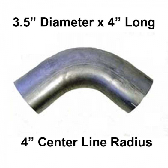3 In Diameter 4 In Length Short Radius 75 Degree Elbow Pipe
