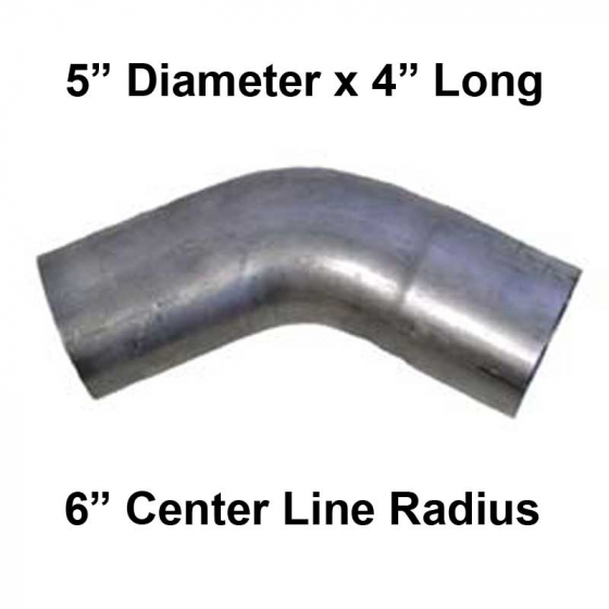 5x4 Inch 50 Degree Short Radius Elbow Pipe - Durable and Precise Fit