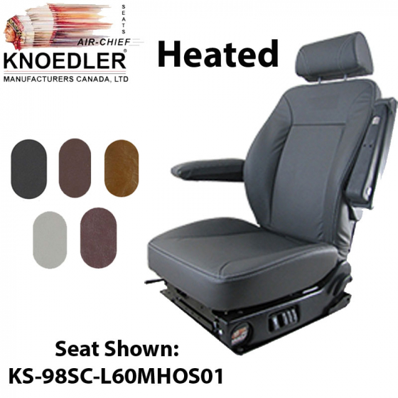 Heated Ex Low Rider MidBack/Headrest/Iso Synthetic Leather Seat