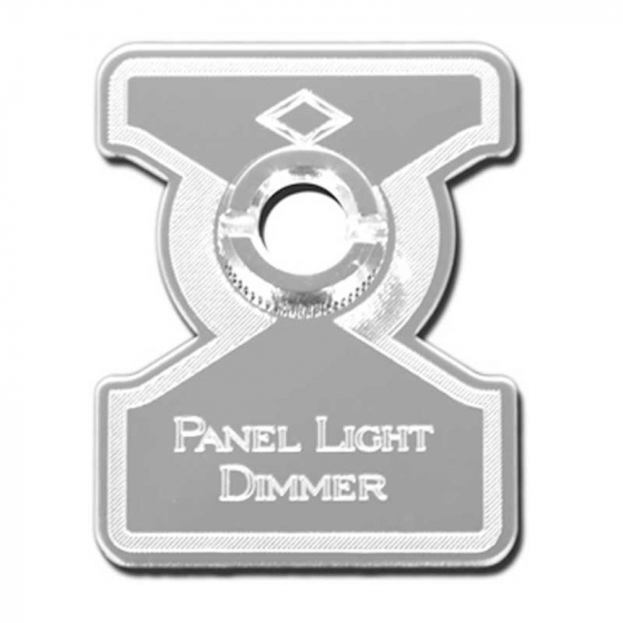 Stainless Steel Panel Light/Dimmer Control Plate