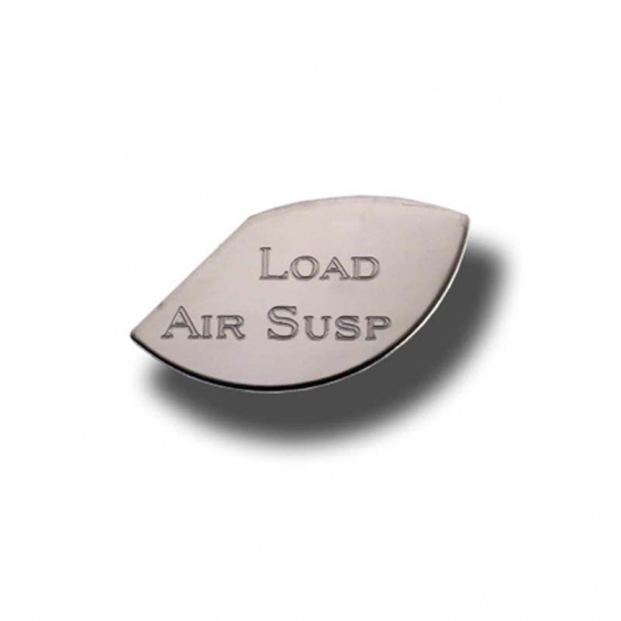 Stainless Steel Load Air Suspension Gauge Emblem