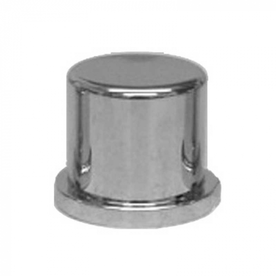 Chrome Plastic 1-1/4" and 33MM Top Hat Lug Nut Cover