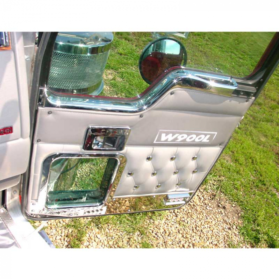 INACTIVE CAB FRESH PART -->Kenworth Daylight Cab Door Window Sill Trim Piece 1982-2001