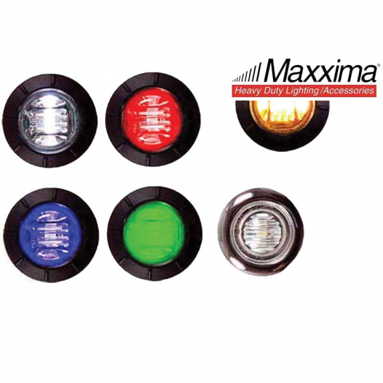 3/4 Inch Round 3 LED Combination Clearance Marker Light