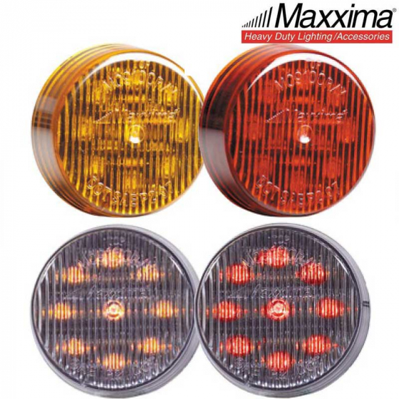 2 Inch Round 9 LED Clearance Marker Light