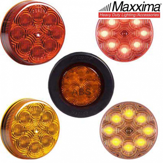 2.5 Inch 8 LED Round Clearance Marker Light Vantage Series