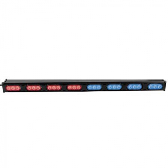 Emergency Warning Red/Blue 24 LED Light Bar