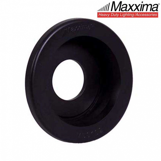 Pack Of 50 2-1/2 Inch Black Vinyl Grommets With A Closed Back