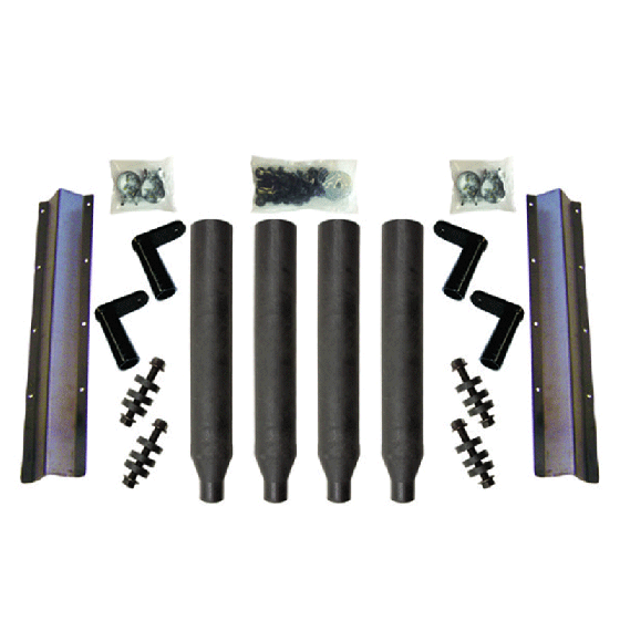 Durable Plastic Paddle Bracket Bolt-On Kit - 100% Composite, UV Resistant, Fits Most Truck Models