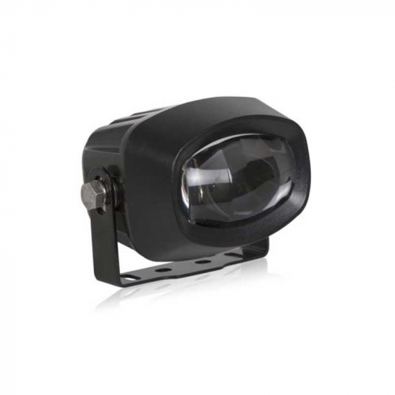 Compact Mini White Fog Light 12/24V Black Housing