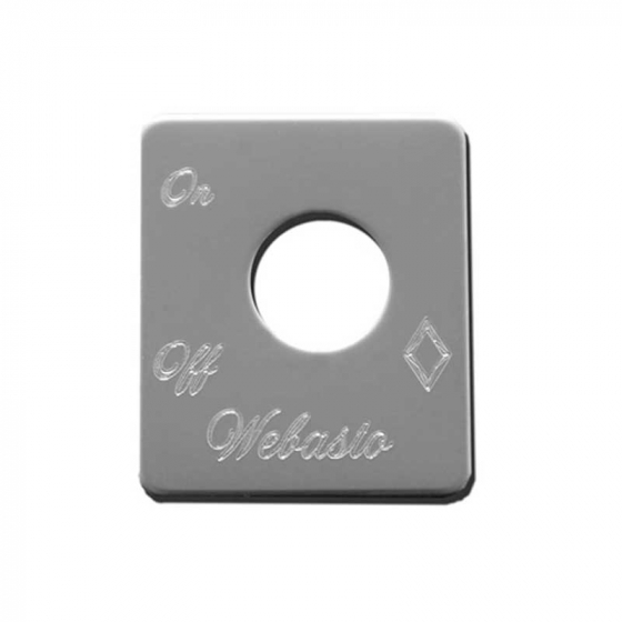 Stainless Steel Webasto Heater Switch Plate