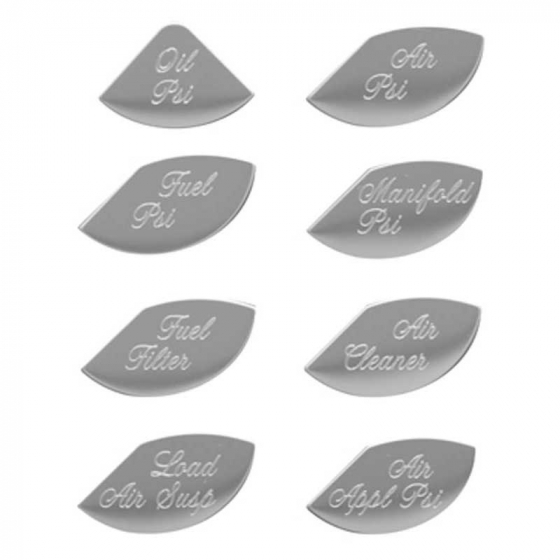 Stainless Steel Master Pack A Gauge Emblems