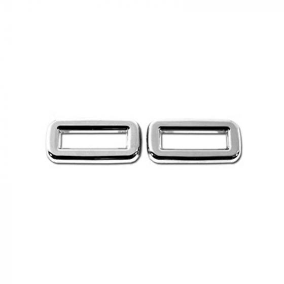 Chrome Switch Label Bezel Cover without Visor (Set of 6)