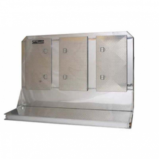 Protech Drom Enclosure - 14 Inch Deep, 50 Cubic Feet Storage, Weather-Sealed, Stainless Steel Latches, Customizable, Secure Storage Solution