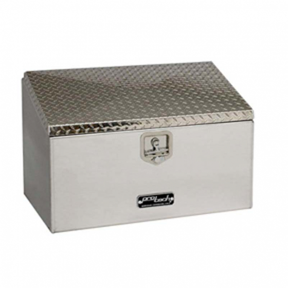 Slope Top with Diamond Plate Aluminum Lid Tool Box 2 Sizes