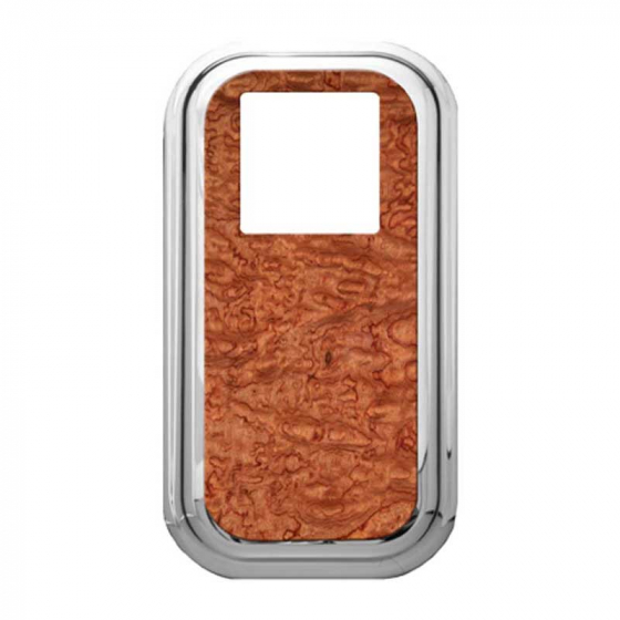 Rosewood and Chrome Shift Tower Platform Cover