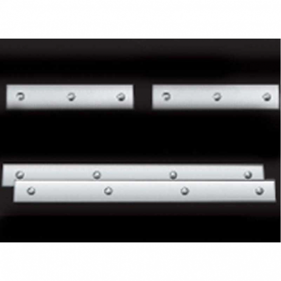 "Universal Top Flat Accent Trim - Stainless Steel, 8-24", Easy Install, Fits Most Trucks, Roadworks 1 Year Warranty"