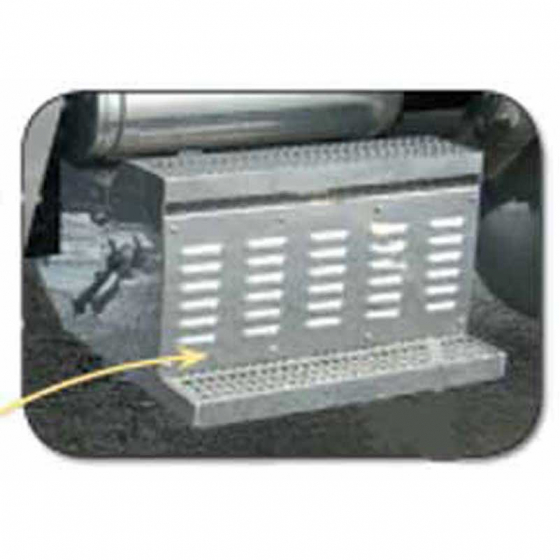 Peterbilt 379 Tool & Battery Box Trims With Louvers