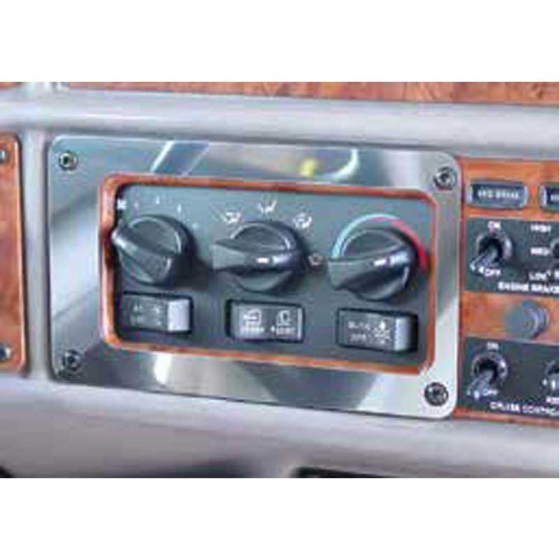 Peterbilt 330, 357, 377, 378, 379 and 385 AC/Heater Control Panel Trim