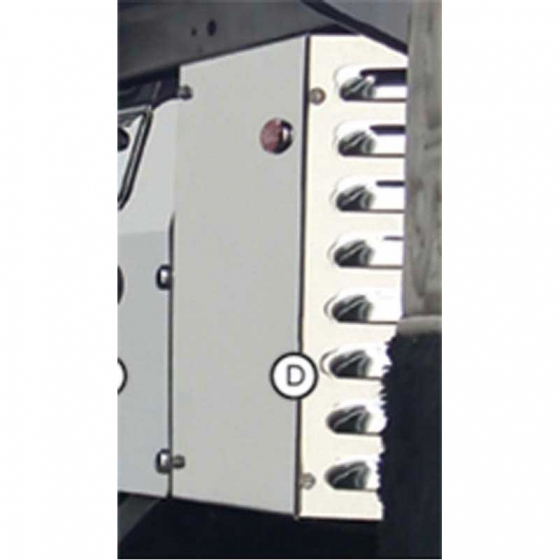 Peterbilt 359 Replacement Heater Door with Louvers