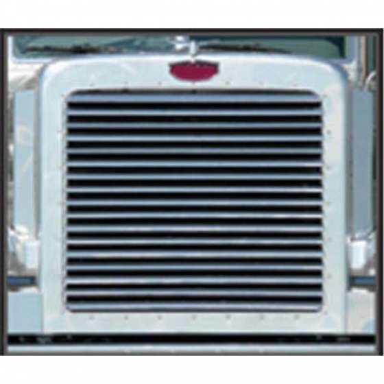 Peterbilt 388 & 389 Grill Inserts with 17 Louver-Style Bars