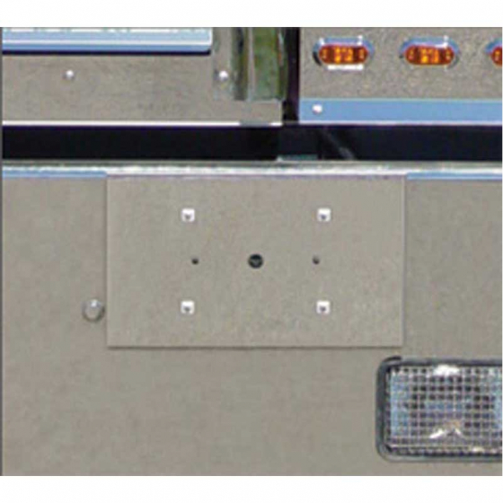 Kenworth T800 Hinged 1 Plate Tow Hole Cover