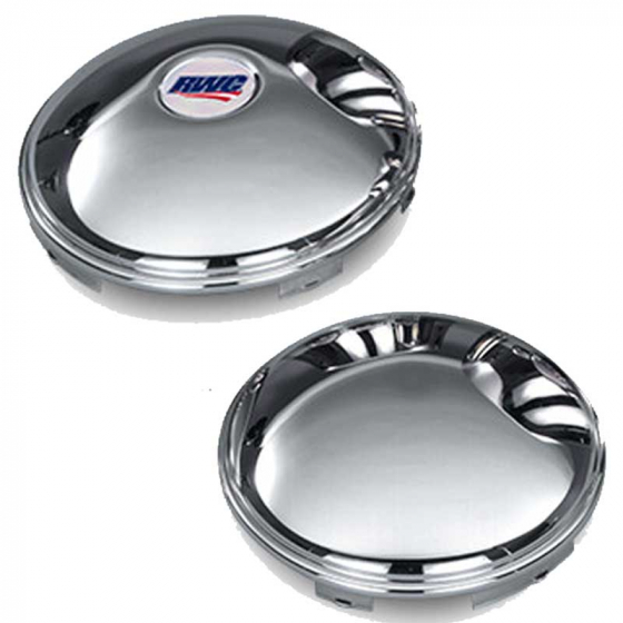 304 Stainless Baby Moon Front Axle Cover 8/1.5" Hub Piloted Lugs