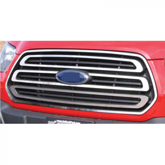 2015+ Ford Transit 150/250/350 Stainless Steel Grille Overlay