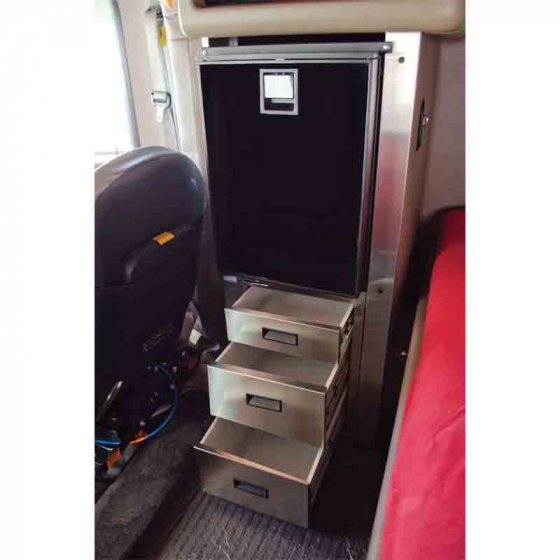 Peterbilt 379 Passenger's Side Refrigerator Installation Kit With Fridge