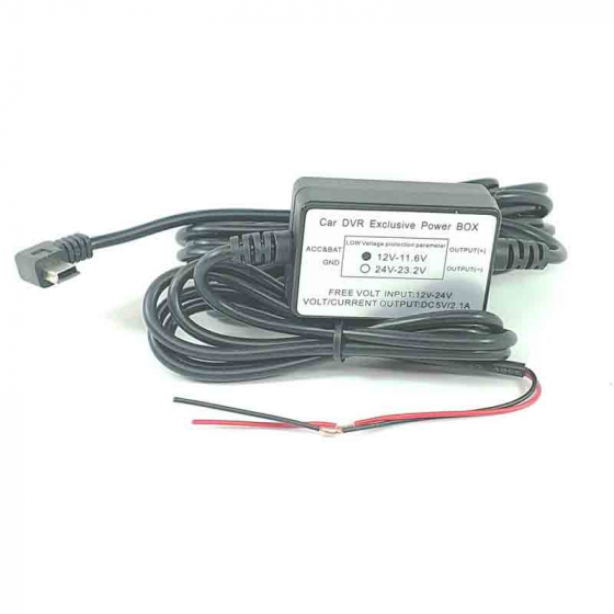 12 Volt Hard Wire Power Cable For Dash Cams