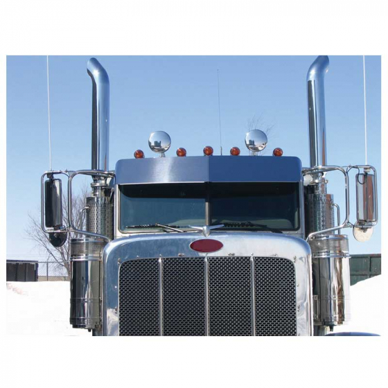 Buy 14 Inch Standard Peterbilt Visor Big Rig Chrome Shop Buy 14 Inch Standard Peterbilt Visor Big Rig Chrome Shop