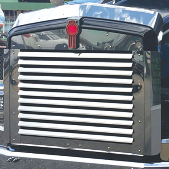 Kenworth T800 Grille With 11 Louvered Bars