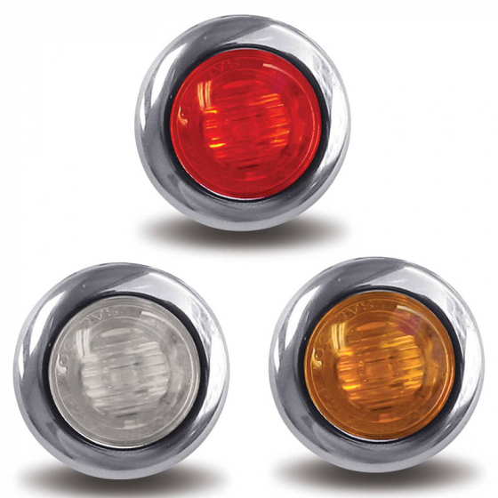 3/4 Inch Round Clearance Marker Light