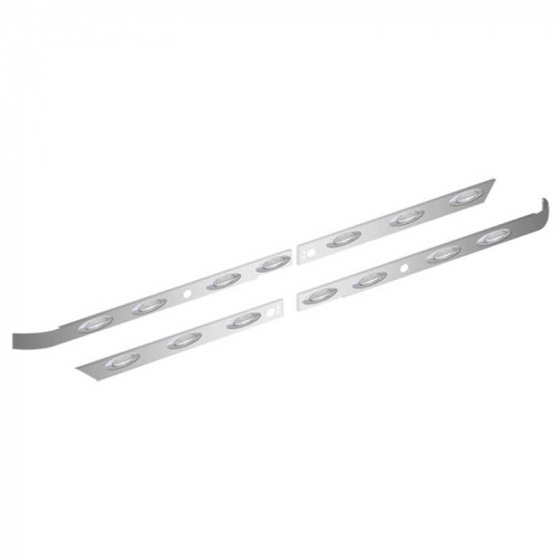 Volvo VN630-670 Cab and Sleeper Panel Kit (TX-TV-1001LC) With 14 Infinity Clear LEDs Add $176.01