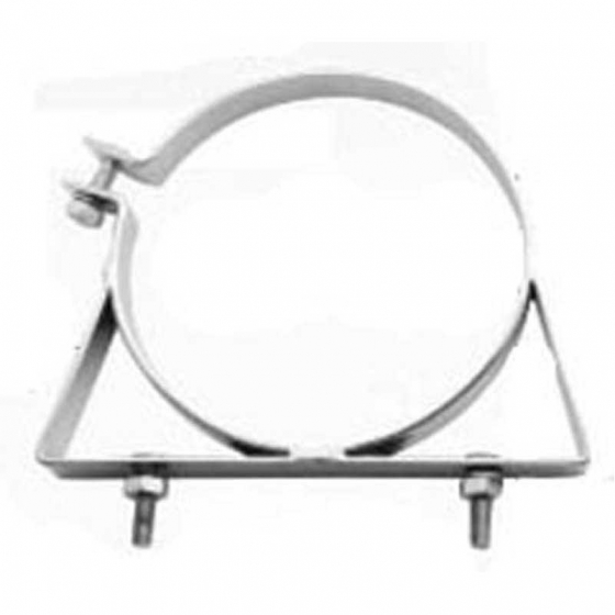 6 Inch Kenworth Exhaust Clamp - Chrome Stack Mounting