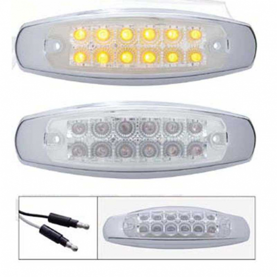 12 LED Rectangular Clearance/Marker Light