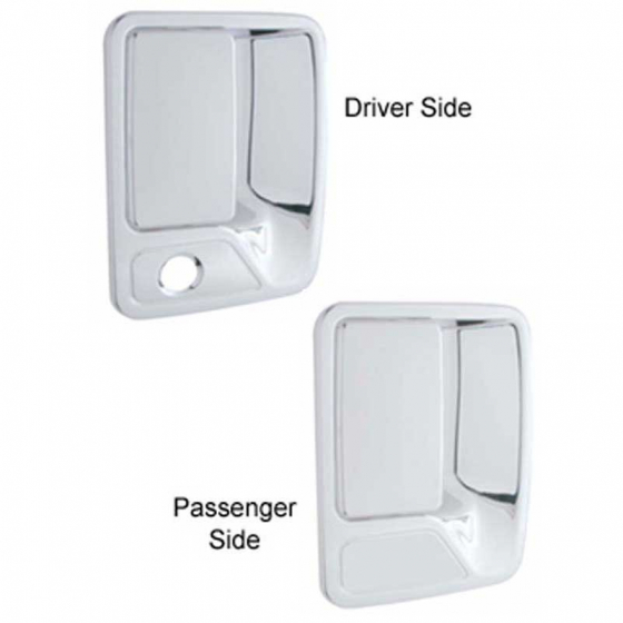 Chrome Super Duty Door Handle Cover Set For Ford
