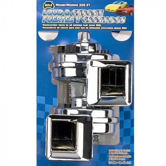 Loud and Chrome 2 Terminal Universal Replacement Horn