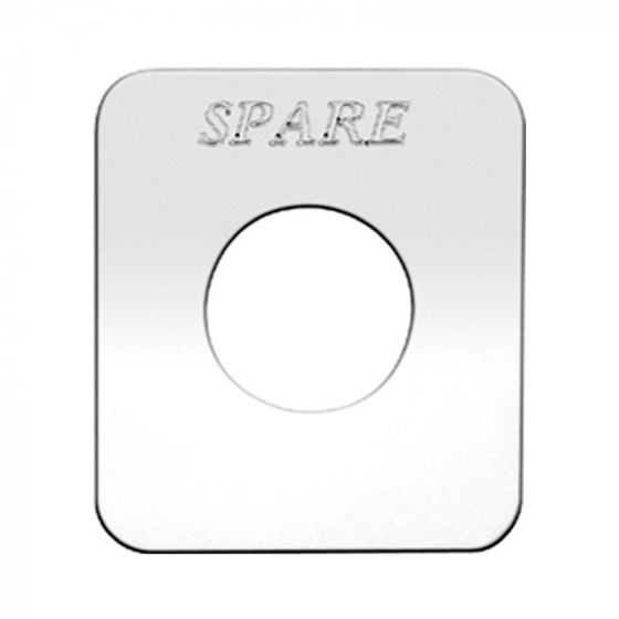 Stainless Spare Switch Plate