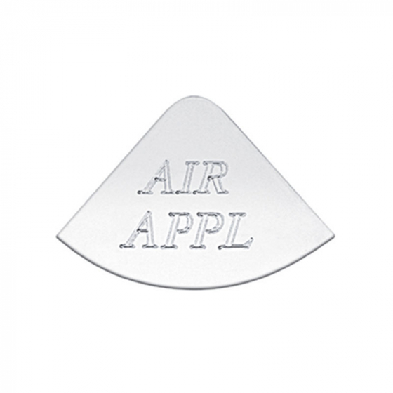 Stainless Air Appl. Gauge Emblem