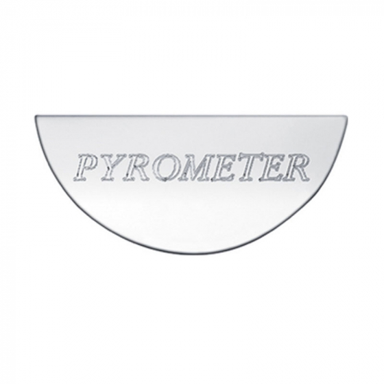 Stainless Pyrometer Gauge Emblem