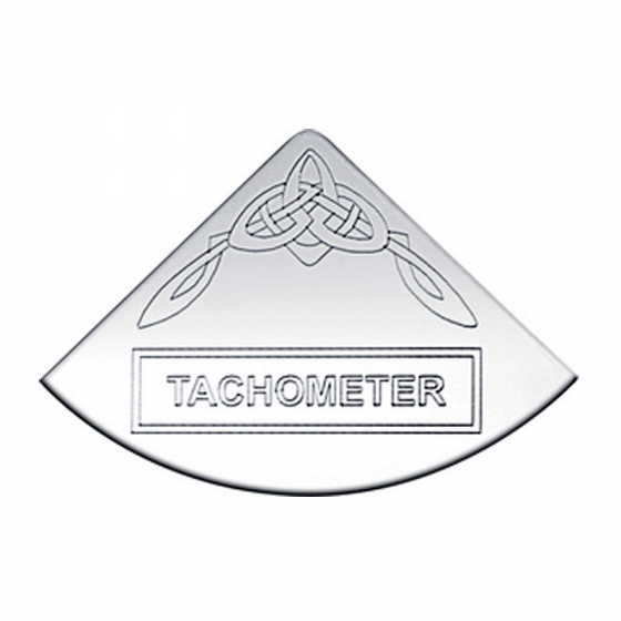 Stainless International Tachometer Gauge Emblem