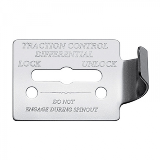 Stainless Traction Control Differential Lock/Unlock Switch Guard