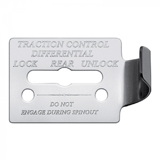 Stainless Traction Control Differential Lock/Rear/Unlock Switch