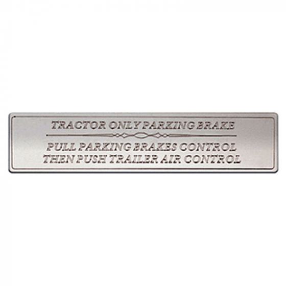 Stainless Air Brake Control Plate
