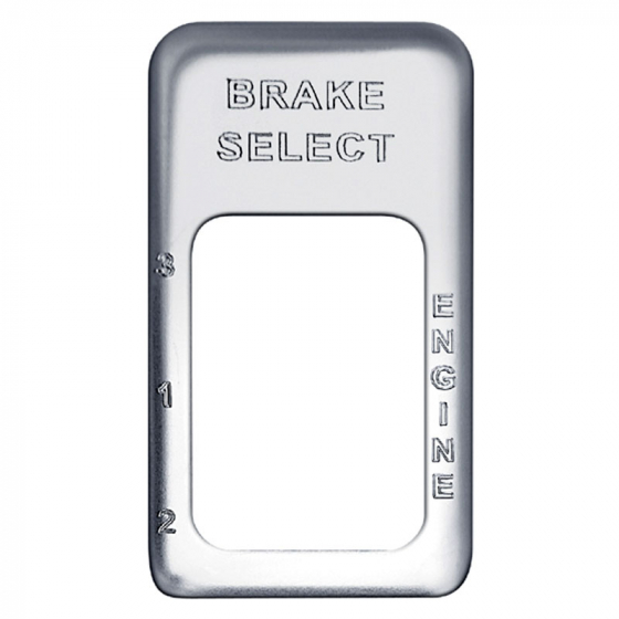 Stainless International Brake Select Switch Plate