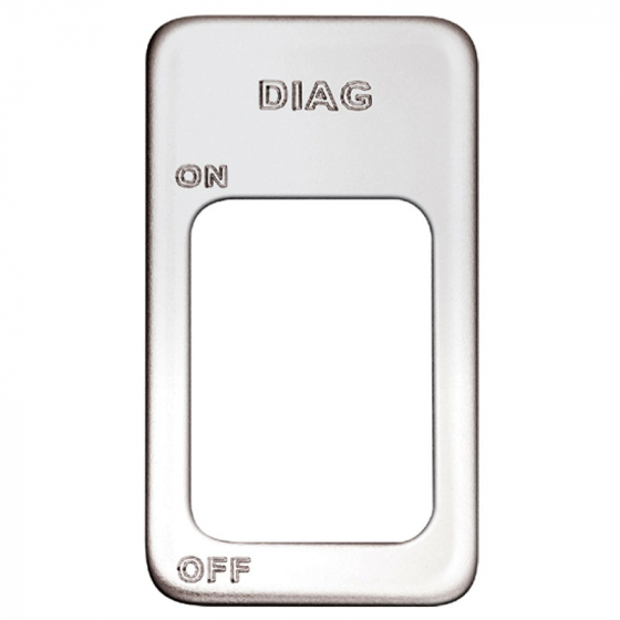 Stainless International Diagnostics On/Off Switch Plate