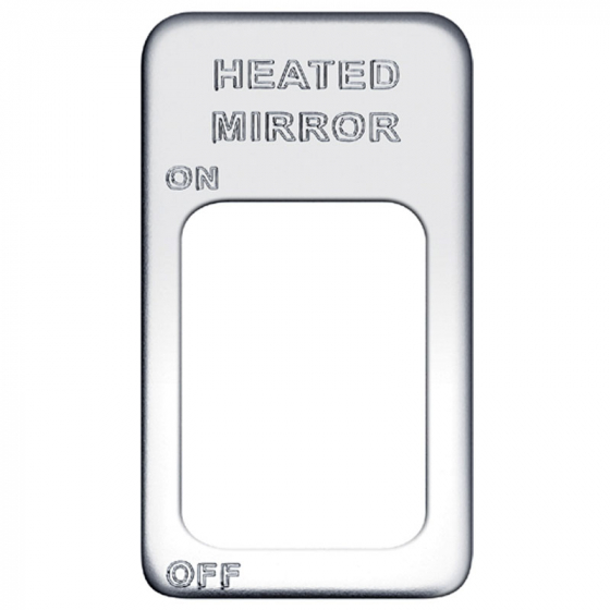 Stainless International Heated Mirrors On/Off Switch Plate