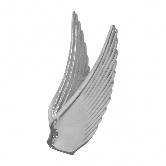 Chrome Flying Goddess Wings ONLY Hood Ornament