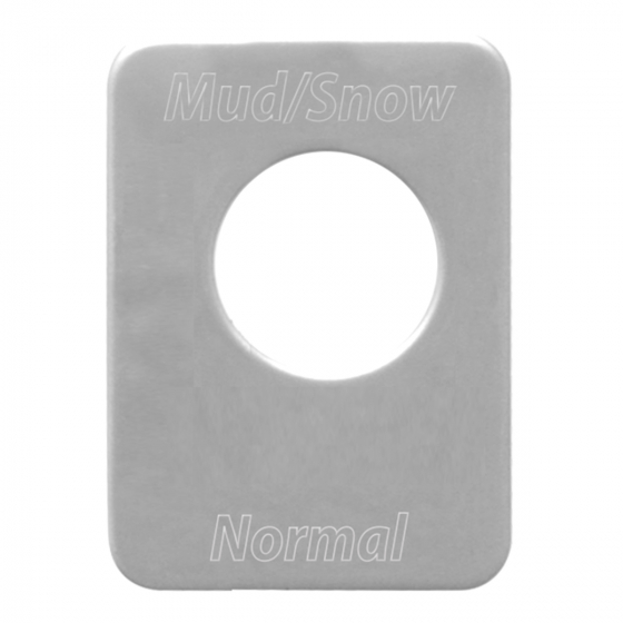 Peterbilt Mud/Snow Switch Plate